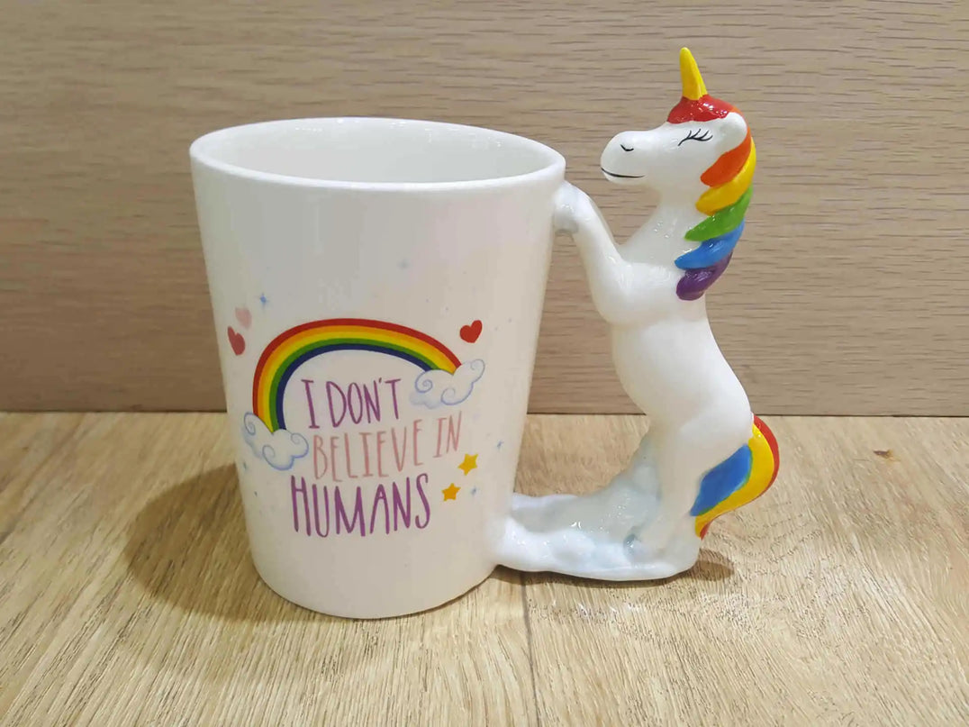 Deine Einhorn Tasse mit Tiergriff!