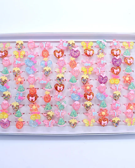 Dein bunter Einhorn Ring Mix für magische