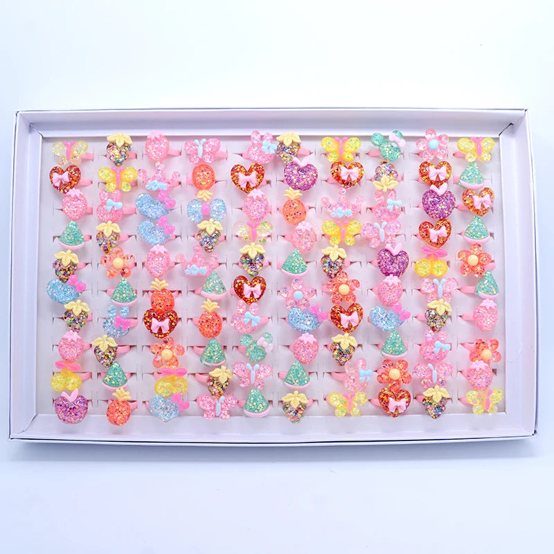 Dein bunter Einhorn Ring Mix für magische