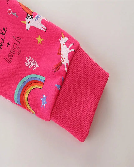 Dein zauberhafter Einhorn Hoodie Regenbogen!