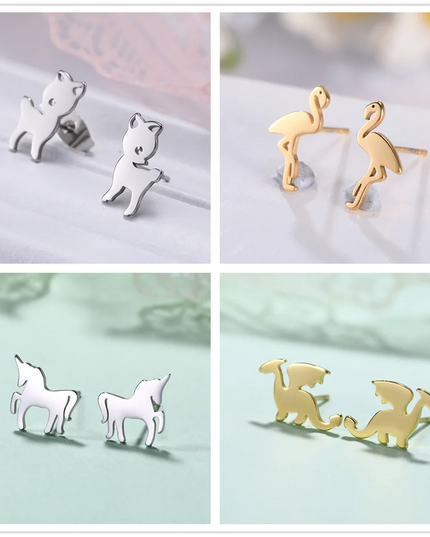 Deine strahlenden Einhorn Ohrringe!