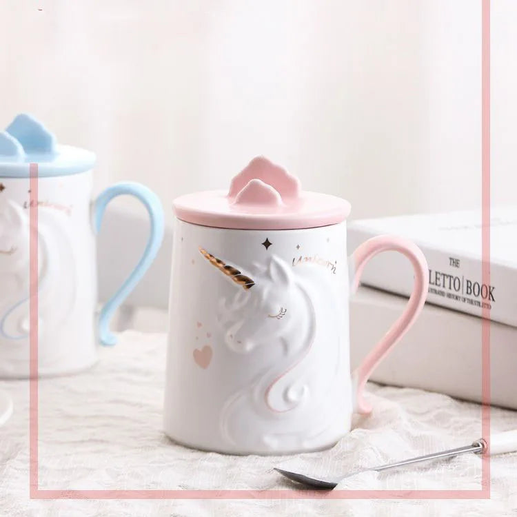 Deine clevere Einhorn Tasse mit Handyhalter!