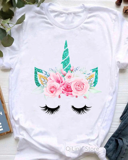 Dein fröhliches Einhorn T-Shirt mit