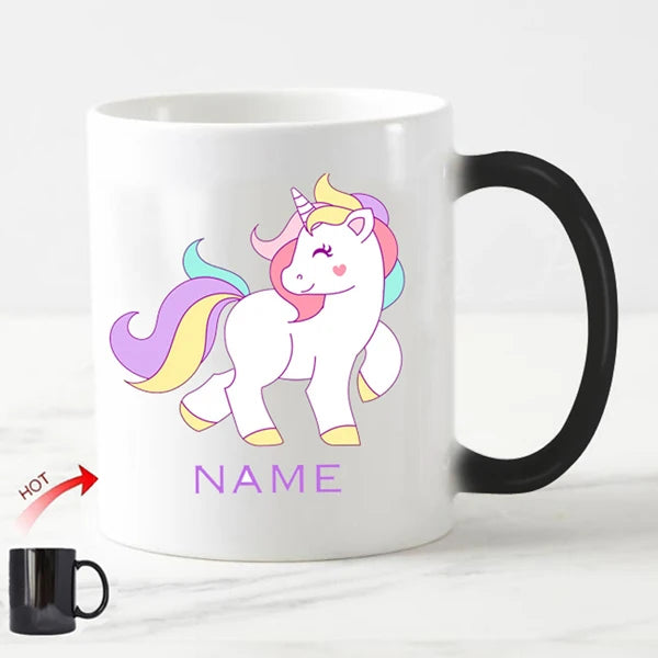 Deine personalisierte Einhorn Zaubertasse!