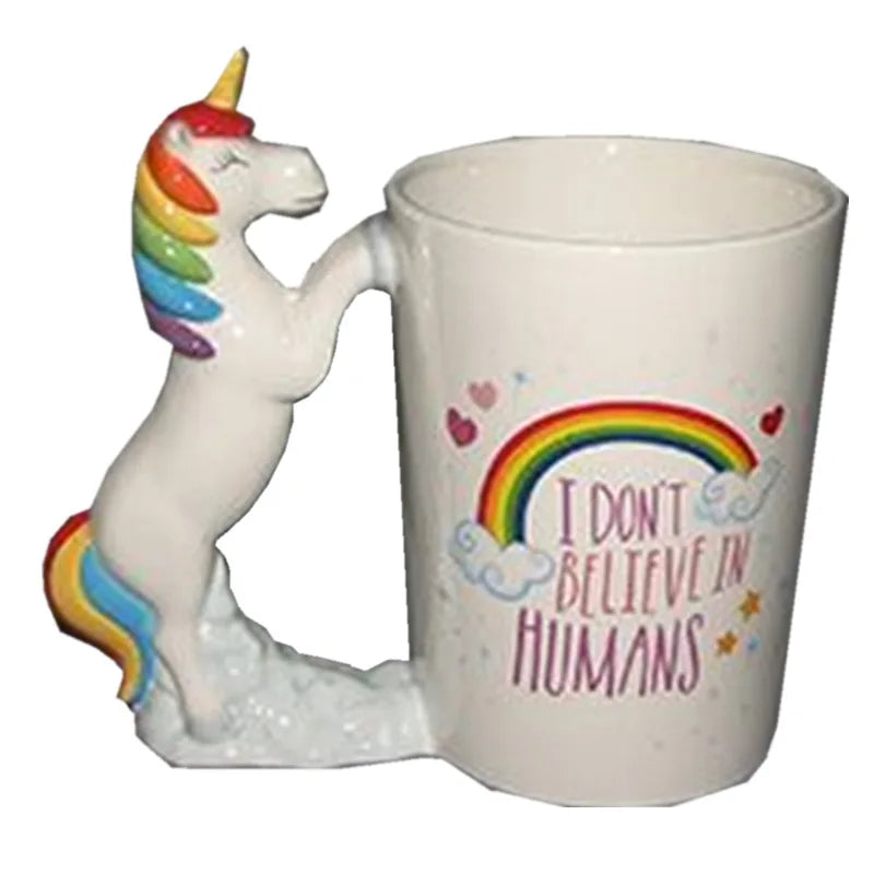 Deine Einhorn Tasse mit Tiergriff!