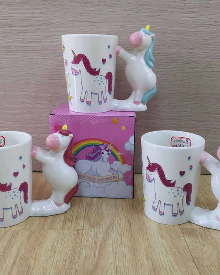 Deine Einhorn Tasse mit Tiergriff!