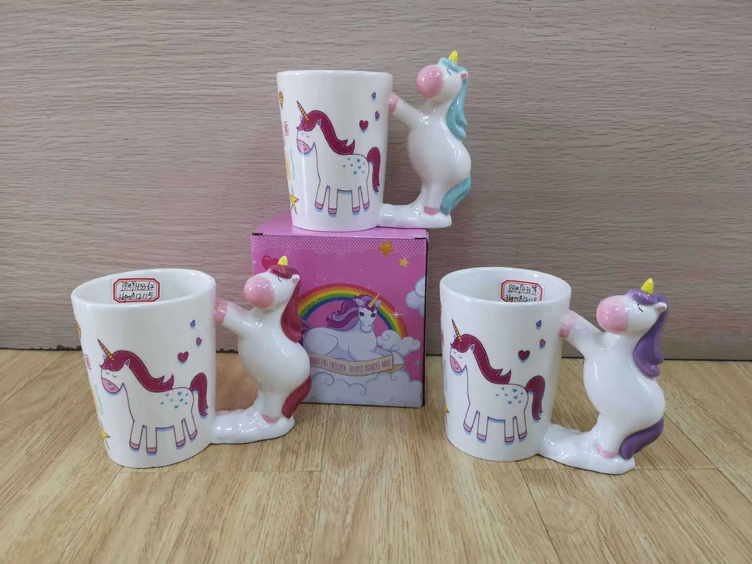 Deine Einhorn Tasse mit Tiergriff!
