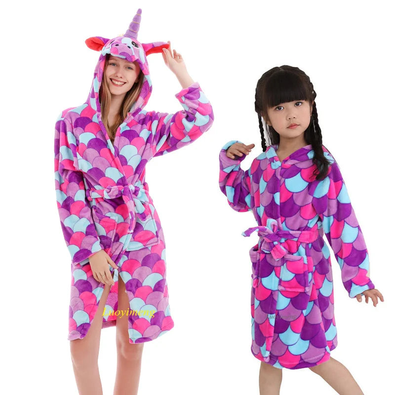 Kuscheliger Einhorn Pyjama für Groß & Klein