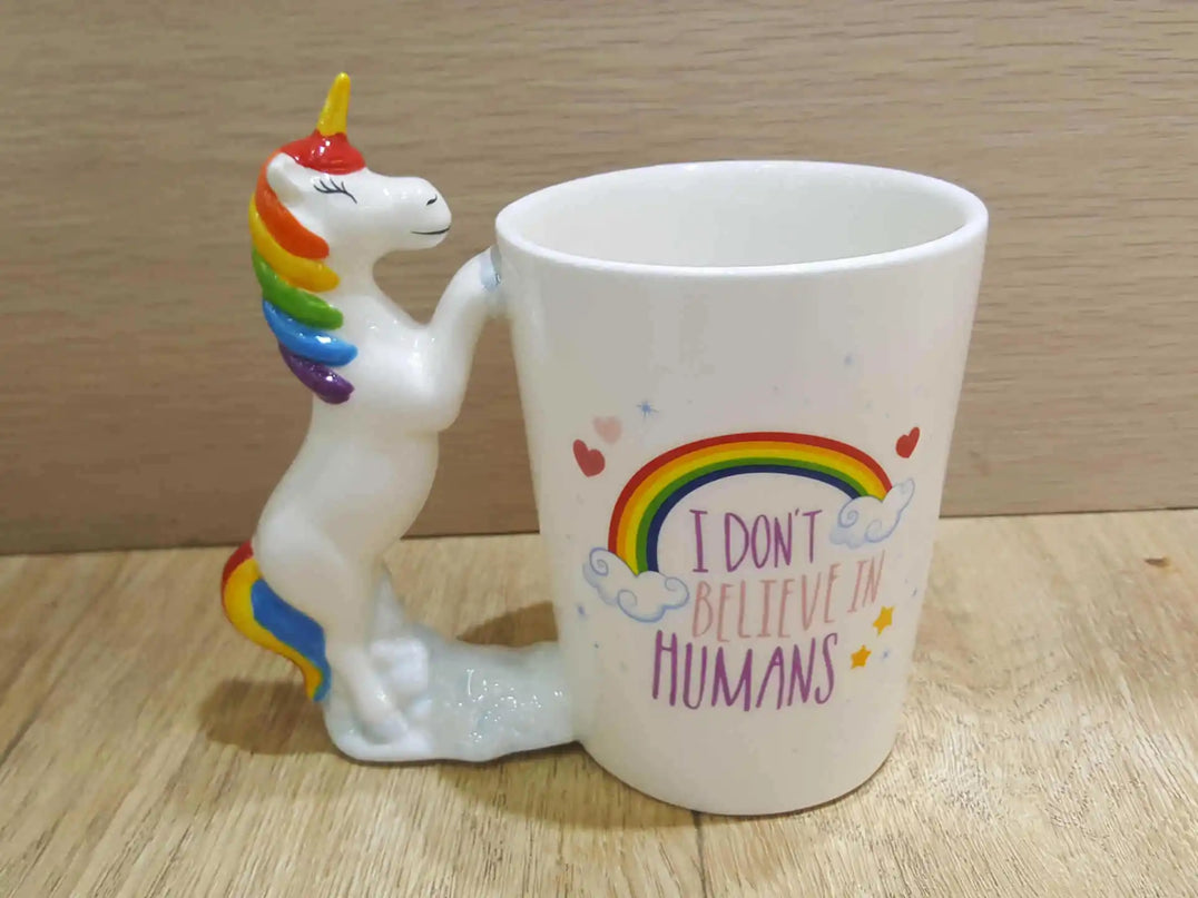 Deine Einhorn Tasse mit Tiergriff!
