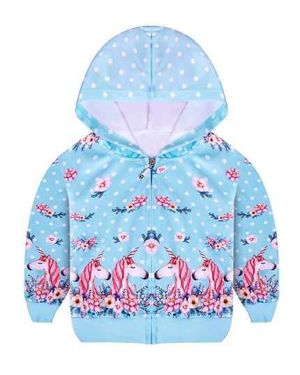 Deine verspielte Einhorn Jacke mit Kapuze!