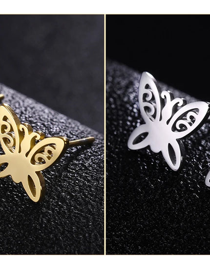 Goldene Einhorn Ohrstecker für dich