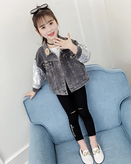 Deine glitzernde Einhorn Jacke für kleine