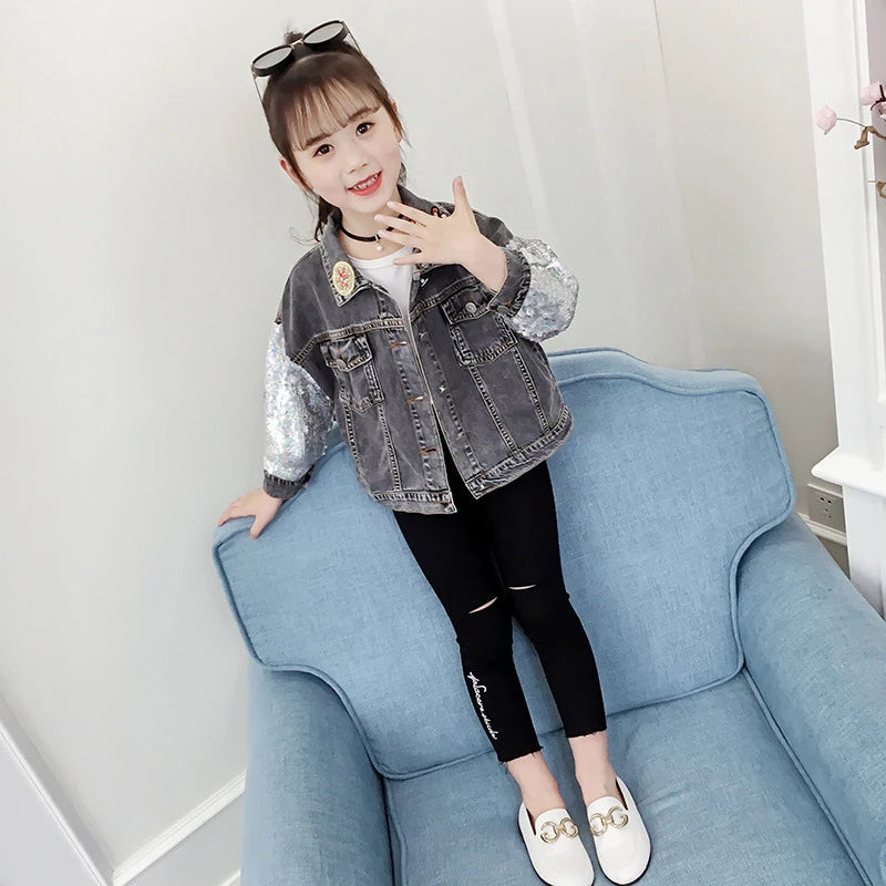 Deine glitzernde Einhorn Jacke für kleine