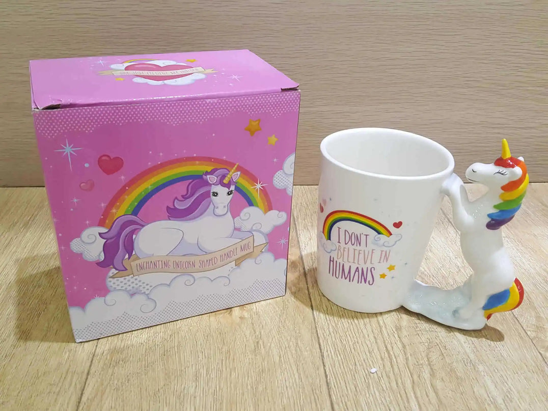 Deine Einhorn Tasse mit Tiergriff!