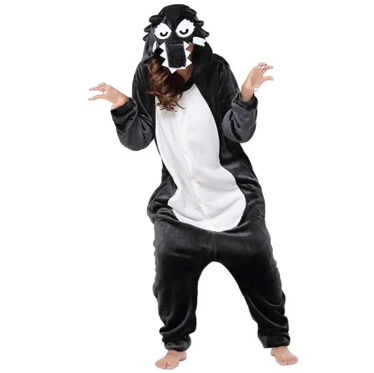 Dein strahlender Einhorn Onesie mit Goldhorn!