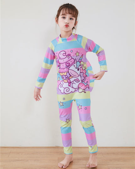 Dein süßer Pinker Einhorn Schwimmanzug!