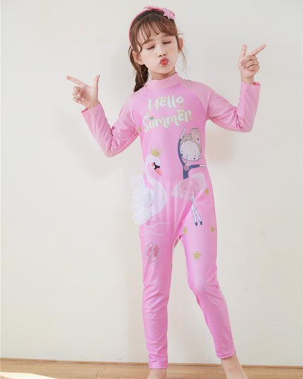 Dein süßer Pinker Einhorn Schwimmanzug!