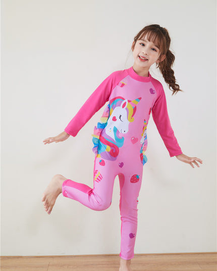 Glitzernder Einhorn Schwimmanzug für dich!