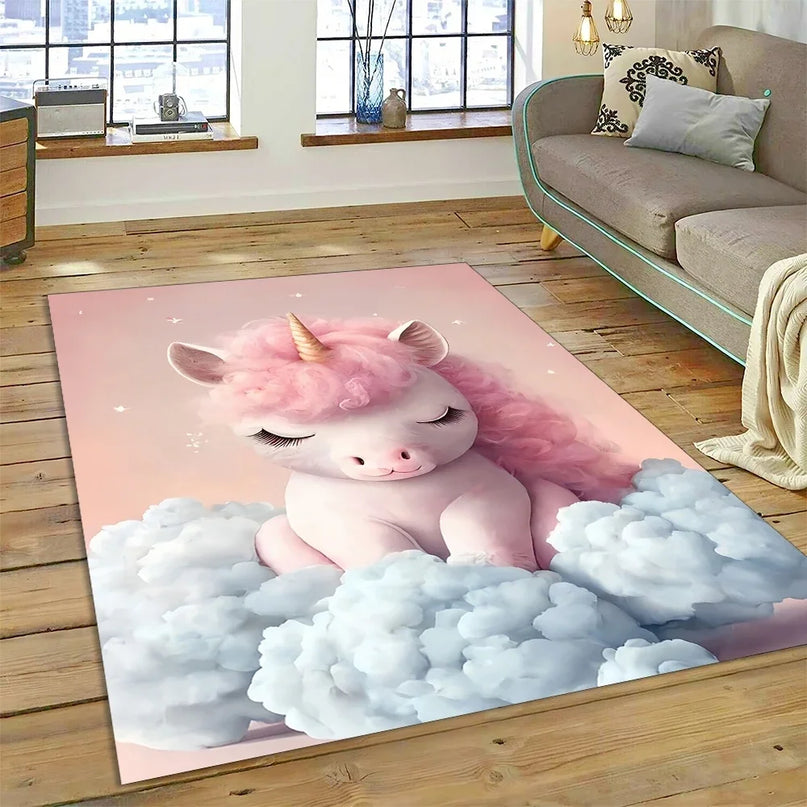 Dein Einhorn Sessel als 3D Traum-Teppich!