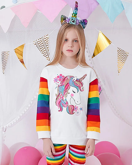 Dein glitzernder Einhorn Hoodie mit