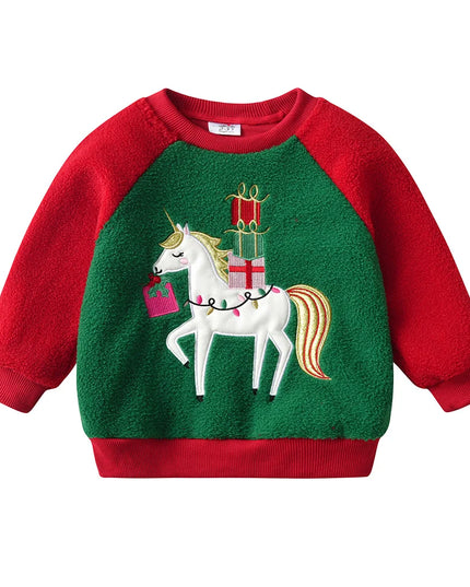 Kuscheliger Einhorn Pullover für kleine