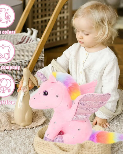 Dein süßes Einhorn Kissen mit Sternen und