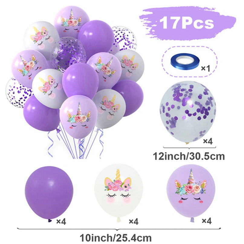 Konfetti-Zauber mit Einhorn Deko Ballons!