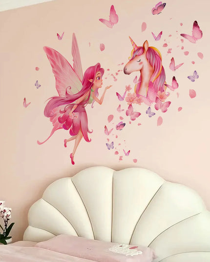 Dein magisches Einhorn Wandtattoo Elf