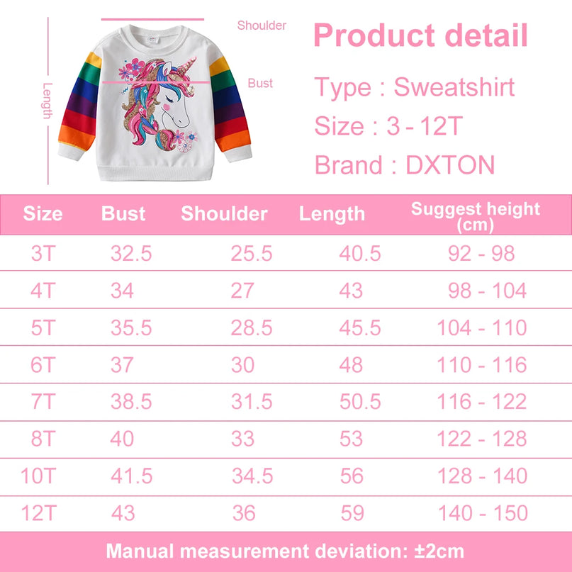 Dein glitzernder Einhorn Hoodie mit
