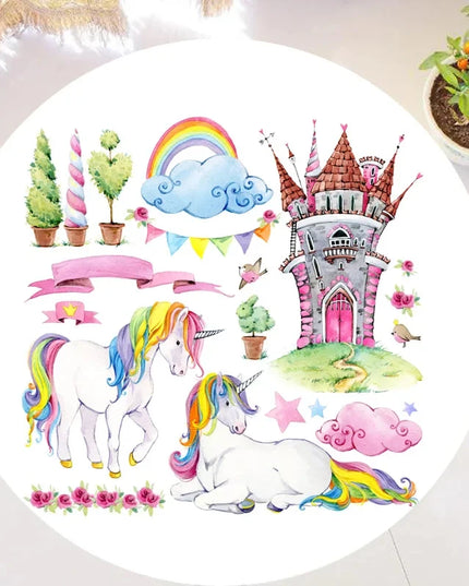 Glitzernder Einhorn Teppich für dein Zuhause!