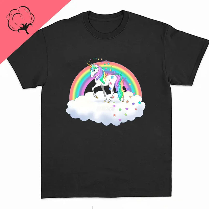 Dein cooles Einhorn T-Shirt mit Regenbogen