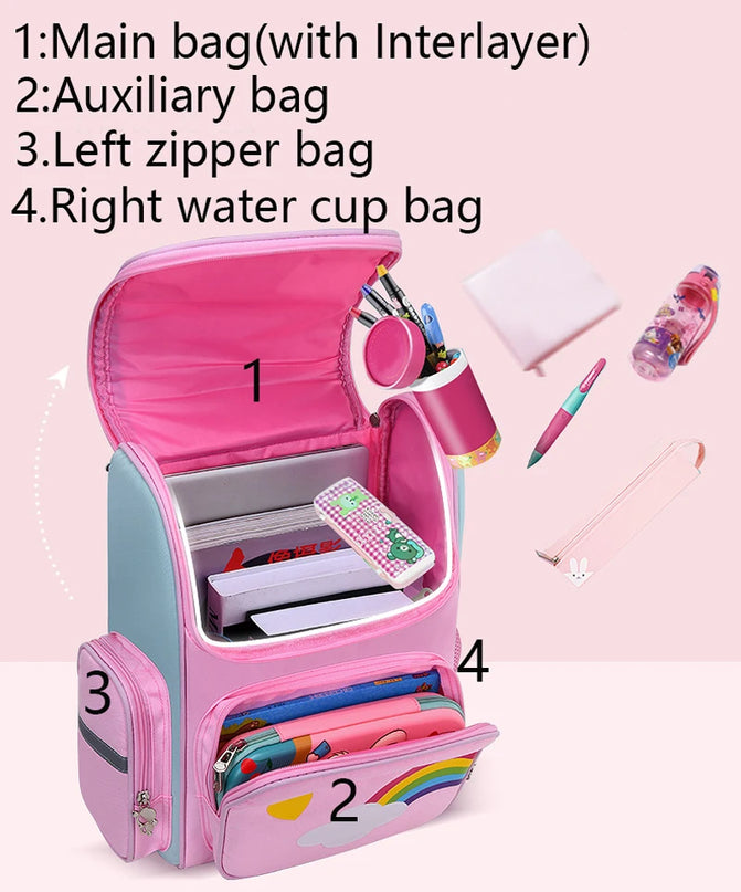 Dein lila Einhorn Rucksack mit viel Platz!