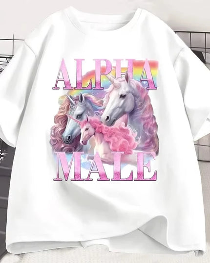 Dein cooles Alpha Einhorn T-Shirt!