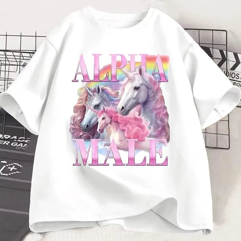 Dein Alpha Einhorn T-Shirt für jeden Tag!