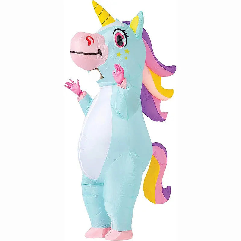Weißer Glanz: Dein Aufblasbares Einhorn