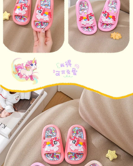 Hautfarbene Einhorn Hausschuhe für Kids!