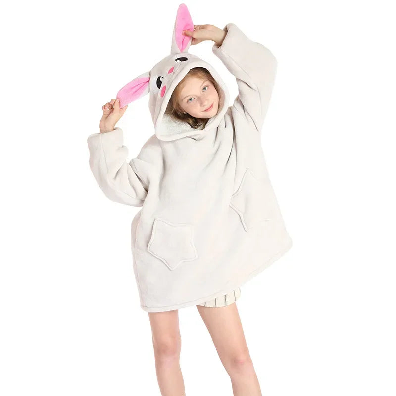Dein Einhorn Decke Bademantel für Kids!