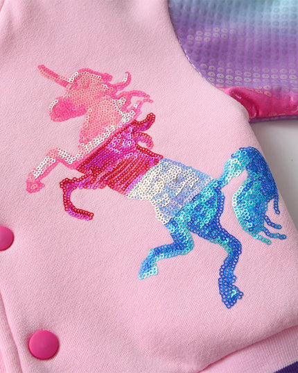 Wärmende Einhorn Jacke für kalte Tage