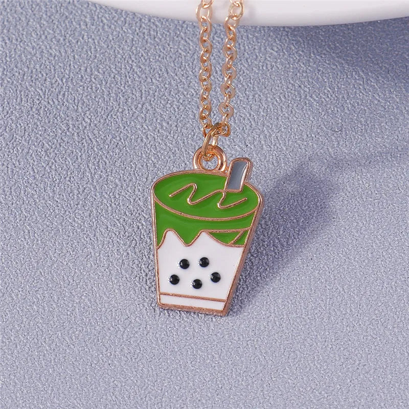 Deine bunte Einhorn Kette mit Enamel-Motiven!