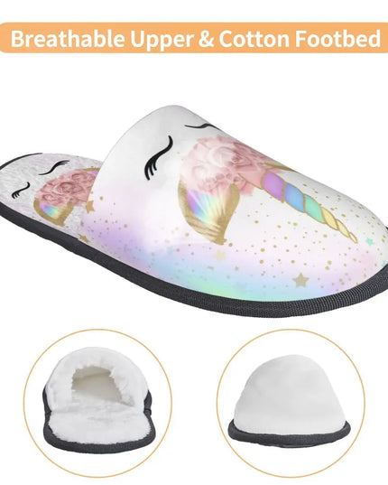 Fantasievolle Einhorn Hausschuhe für dich!