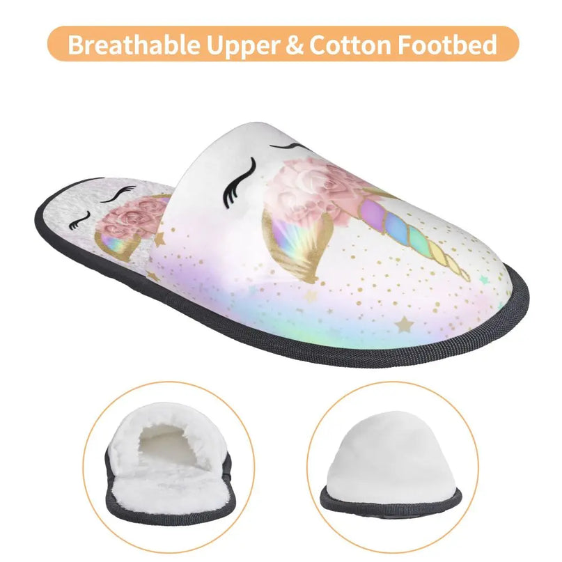 Deine flauschigen Einhorn Hausschuhe!
