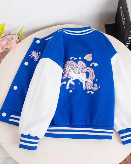 Deine trendige Einhorn Baseball Jacke in