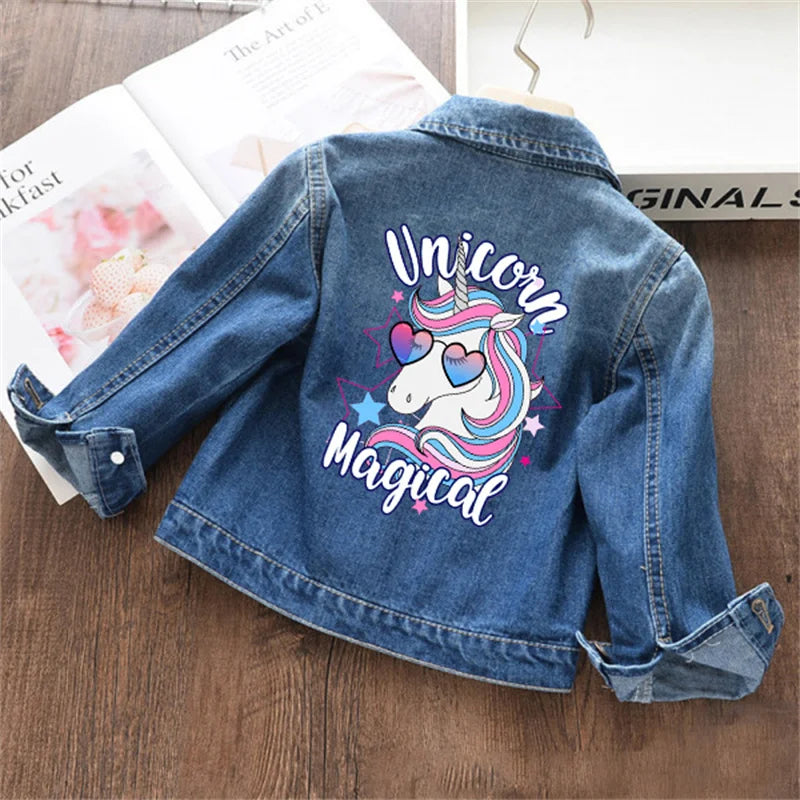 Deine zauberhafte Einhorn Jacke aus Denim!