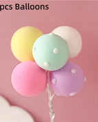 A 8pcs balloon B