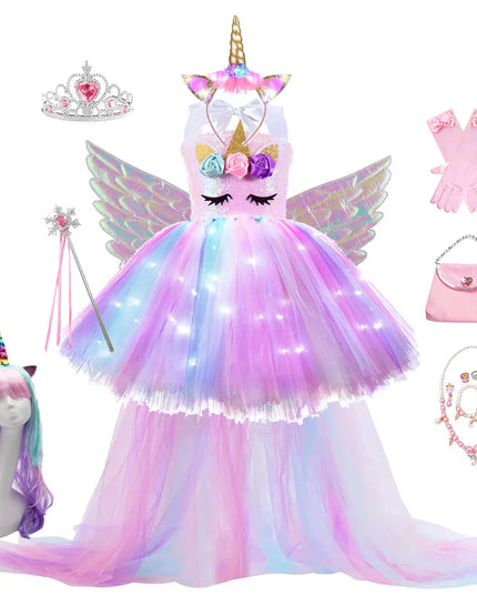 Dein zauberhaftes Einhorn Nachtlicht Kleid!