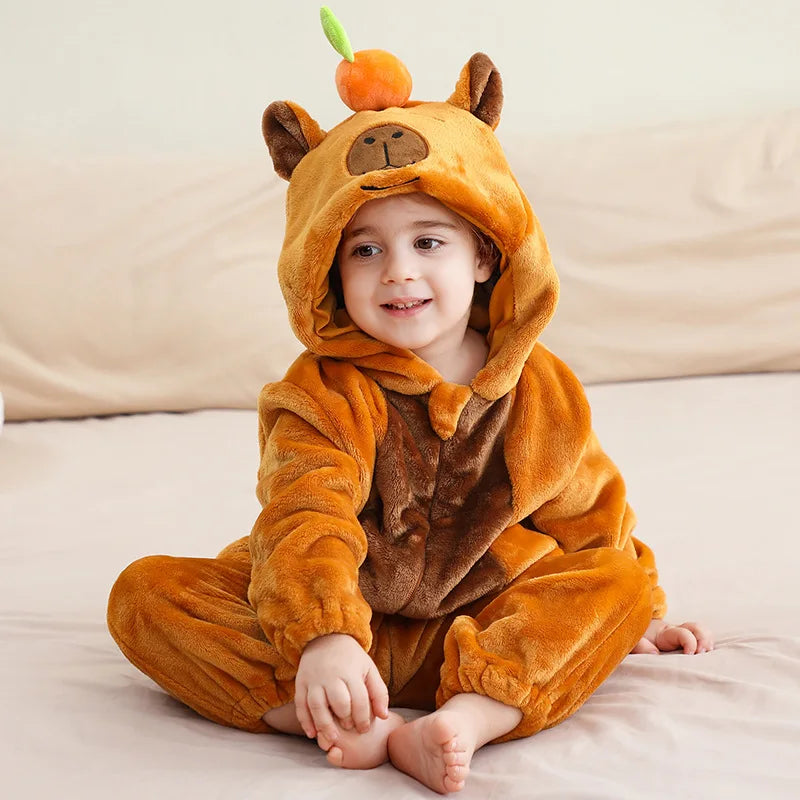 Kuscheliges Einhorn Kostuem für dein Baby!