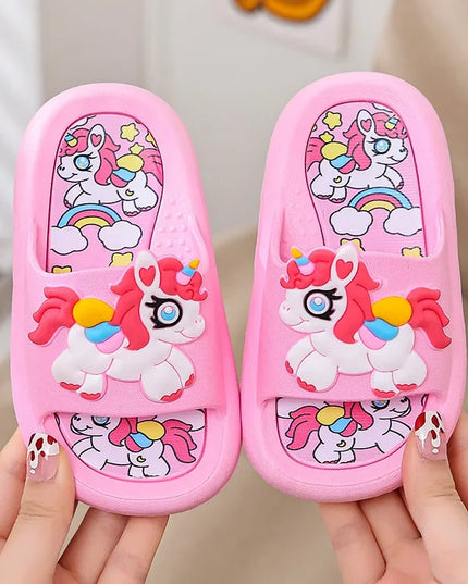 Hautfarbene Einhorn Hausschuhe für Kids!