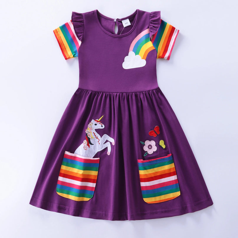 Dein strahlendes Einhorn Kleid für warme