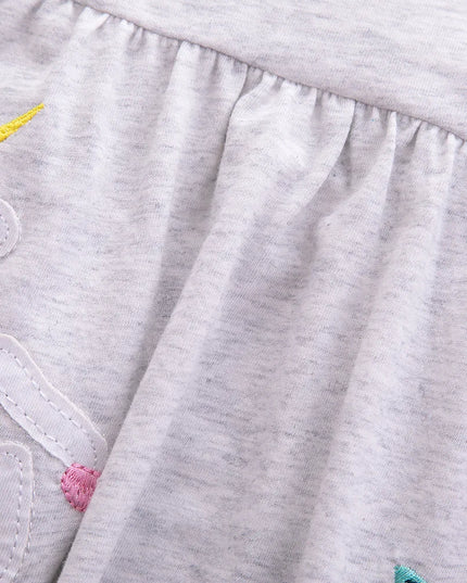 Dein cooles Einhorn Kleid in Grau!