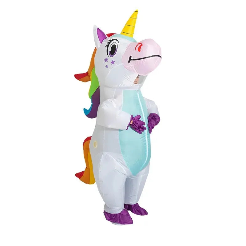 Lila Magie: Dein Aufblasbares Einhorn